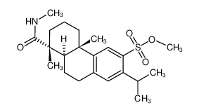 N-methyl-12-(methoxysulfonyl)dehydroabietamide CAS:97363-97-8 manufacturer & supplier