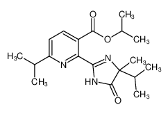 isopropyl 6-isopropyl-2-(4-isopropyl-4-methyl-5-oxo-4,5-dihydro-1H-imidazol-2-yl)nicotinate CAS:97368-91-7 manufacturer & supplier