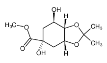 methyl (1R,3R,4S,5R)-1,5-dihydroxy-3,4-(isopropylidenedioxy)cyclohexane-1-carboxylate CAS:97373-88-1 manufacturer & supplier