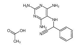 Phenyl-(2,4,6-triamino-pyrimidin-5-ylamino)-acetonitrile; compound with acetic acid CAS:97379-39-0 manufacturer & supplier