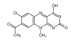 8-acetyl-7-chloro-10-methylbenzo[g]pteridine-2,4-dione CAS:97388-88-0 manufacturer & supplier