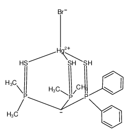 [(bis(dimethylthiophosphinoyl)(diphenylthiophosphinoyl)methanido)bromomercury(II)] CAS:97391-01-0 manufacturer & supplier