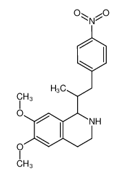 6,7-dimethoxy-1-[1-methyl-2-(4-nitro-phenyl)-ethyl]-1,2,3,4-tetrahydro-isoquinoline CAS:97391-94-1 manufacturer & supplier