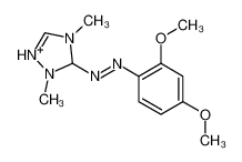 (2,4-dimethoxyphenyl)-(1,4-dimethyl-1,5-dihydro-1,2,4-triazol-1-ium-5-yl)diazene CAS:97393-19-6 manufacturer & supplier