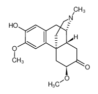 (4bR,6S,8aR,9S)-2-hydroxy-3,6-dimethoxy-11-methyl-5,6,8,8a,9,10-hexahydro-7H-9,4b-(epiminoethano)phenanthren-7-one CAS:97400-81-2 manufacturer & supplier