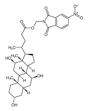 (5-nitro-1,3-dioxoisoindolin-2-yl)methyl (R)-4-((3R,5S,7S,8R,9S,10S,12R,13R,14S,17R)-3,7,12-trihydroxy-10,13-dimethylhexadecahydro-1H-cyclopenta[a]phenanthren-17-yl)pentanoate CAS:97402-53-4 manufacturer & supplier