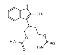 Carbamic acid 4-carbamoyloxy-3-(2-methyl-1H-indol-3-yl)-butyl ester CAS:97406-13-8 manufacturer & supplier