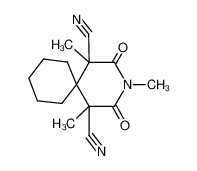 1,3,5-trimethyl-2,4-dioxo-3-aza-spiro[5.5]undecane-1,5-dicarbonitrile CAS:97406-43-4 manufacturer & supplier