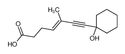 4-Methyl-6-(1-hydroxy-cyclohexyl)-hexen-(3)-in-(5)-carbonsaeure-(1) CAS:97408-44-1 manufacturer & supplier