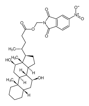 (5-nitro-1,3-dioxoisoindolin-2-yl)methyl (R)-4-((5S,7S,8R,9S,10S,12R,13R,14S,17R)-7,12-dihydroxy-10,13-dimethylhexadecahydro-1H-cyclopenta[a]phenanthren-17-yl)pentanoate CAS:97411-92-2 manufacturer & supplier