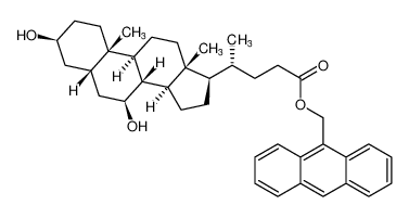 anthracen-9-ylmethyl (R)-4-((3S,5S,7S,8R,9S,10S,13R,14S,17R)-3,7-dihydroxy-10,13-dimethylhexadecahydro-1H-cyclopenta[a]phenanthren-17-yl)pentanoate CAS:97411-98-8 manufacturer & supplier