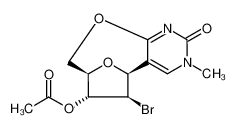 Acetic acid (1S,10R,11R,12R)-12-bromo-4-methyl-5-oxo-8,13-dioxa-4,6-diaza-tricyclo[8.2.1.02,7]trideca-2,6-dien-11-yl ester CAS:97416-22-3 manufacturer & supplier