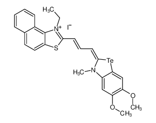 2-((1E,3E)-3-(5,6-dimethoxy-3-methylbenzo[d][1,3]tellurazol-2(3H)-ylidene)prop-1-en-1-yl)-1-ethylnaphtho[1,2-d]thiazol-1-ium iodide CAS:97426-38-5 manufacturer & supplier