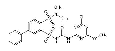 N3-((4-chloro-6-methoxypyrimidin-2-yl)carbamoyl)-N4,N4-dimethyl-[1,1'-biphenyl]-3,4-disulfonamide CAS:97430-22-3 manufacturer & supplier