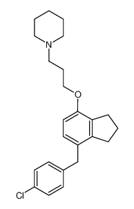 1-{3-[7-(4-chloro-benzyl)-indan-4-yloxy]-propyl}-piperidine CAS:97432-61-6 manufacturer & supplier