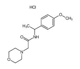 Morpholinoessigsaeure-(4-methoxy-α-methyl-benzyl-amid) Hydrochlorid CAS:97441-63-9 manufacturer & supplier