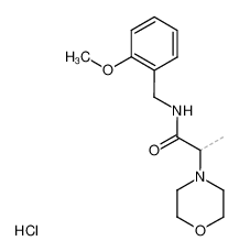 N-(2-Methoxy-benzyl)-2-morpholin-4-yl-propionamide; hydrochloride CAS:97441-64-0 manufacturer & supplier