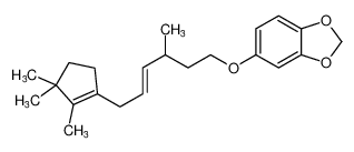 (E)-5-((3-methyl-6-(2,3,3-trimethylcyclopent-1-en-1-yl)hex-4-en-1-yl)oxy)benzo[d][1,3]dioxole CAS:97451-87-1 manufacturer & supplier