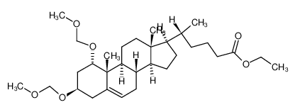 (R)-5-((1S,3R,8S,9S,10R,13R,14S,17R)-1,3-Bis-methoxymethoxy-10,13-dimethyl-2,3,4,7,8,9,10,11,12,13,14,15,16,17-tetradecahydro-1H-cyclopenta[a]phenanthren-17-yl)-hexanoic acid ethyl ester CAS:97453-11-7 manufacturer & supplier