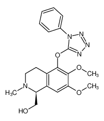 (S)-(6,7-dimethoxy-2-methyl-5-((1-phenyl-1H-tetrazol-5-yl)oxy)-1,2,3,4-tetrahydroisoquinolin-1-yl)methanol CAS:97456-63-8 manufacturer & supplier