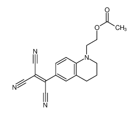 2-(6-(1,2,2-tricyanovinyl)-3,4-dihydroquinolin-1(2H)-yl)ethyl acetate CAS:97460-64-5 manufacturer & supplier