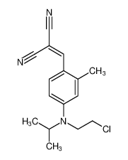 2-(4-((2-chloroethyl)(isopropyl)amino)-2-methylbenzylidene)malononitrile CAS:97461-05-7 manufacturer & supplier