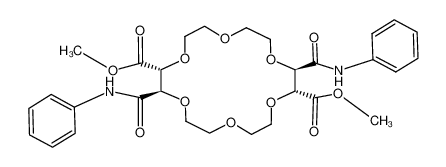 (2R,3R,11R,12R)-3,12-Bis-phenylcarbamoyl-1,4,7,10,13,16-hexaoxa-cyclooctadecane-2,11-dicarboxylic acid dimethyl ester CAS:97462-83-4 manufacturer & supplier