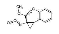 (1S,2S)-2-(2-Chloro-phenyl)-1-isocyanato-cyclopropanecarboxylic acid methyl ester CAS:97465-10-6 manufacturer & supplier