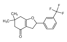 2-(m-(trifluoromethyl)phenyl)-4-oxo-6,6-dimethyl-2,3,4,5,6,7-hexahydrobenzofuran CAS:97467-13-5 manufacturer & supplier