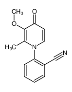 2-(3-Methoxy-2-methyl-4-oxo-4H-pyridin-1-yl)-benzonitrile CAS:97478-08-5 manufacturer & supplier