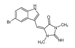 (E)-5-((5-bromo-1H-indol-3-yl)methylene)-2-imino-1,3-dimethylimidazolidin-4-one CAS:97480-14-3 manufacturer & supplier