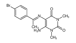 6-Amino-5-[1-(4-bromo-phenyl)-eth-(E)-ylideneamino]-1,3-dimethyl-1H-pyrimidine-2,4-dione CAS:97481-51-1 manufacturer & supplier