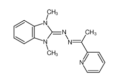 N-(1,3-Dimethyl-1,3-dihydro-benzoimidazol-2-ylidene)-N'-[1-pyridin-2-yl-eth-(E)-ylidene]-hydrazine CAS:97483-74-4 manufacturer & supplier