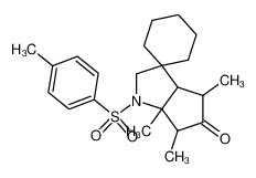 1,2,3,3a,4,5,6,6a-octahydro-5-keto-4,6,6a-trimethyl-1-((4-methylphenyl)sulfonyl)cyclopenta(b)pyrrole-3-spirocyclohexane CAS:97486-56-1 manufacturer & supplier