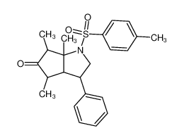 1,2,3,3a,4,5,6,6a-octahydro-5-keto-4,6,6a-trimethyl-3-phenyl-1-((4-methylphenyl)sulfonyl)cyclopenta(b)pyrrole CAS:97486-57-2 manufacturer & supplier