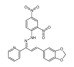 3-benzo[1,3]dioxol-5-yl-1-pyridin-2-yl-propenone (2,4-dinitro-phenyl)-hydrazone CAS:97487-85-9 manufacturer & supplier