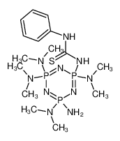 2-Amino-2,4,6,6-tetrakis-dimethylamino-4-(N'-phenyl-thioureido)-cyclotriphosphonitril CAS:97492-55-2 manufacturer & supplier