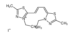 (2E)-3-ethyl-2-[(E)-3-(3-ethyl-5-methyl-1,3,4-thiadiazol-3-ium-2-yl)prop-2-enylidene]-5-methyl-1,3,4-thiadiazole,iodide CAS:97496-86-1 manufacturer & supplier