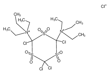 2,2,4,6-Tetrachlor-4,6-bis-triaethylammonio-s-trithian-tris-dioxid-dichlorid CAS:97497-70-6 manufacturer & supplier