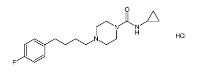 N-cyclopropyl-4-(4-(4-fluorophenyl)butyl)piperazine-1-carboxamide hydrochloride CAS:97507-88-5 manufacturer & supplier