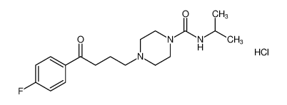 4-(4-(4-fluorophenyl)-4-oxobutyl)-N-isopropylpiperazine-1-carboxamide hydrochloride CAS:97507-90-9 manufacturer & supplier