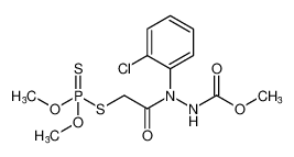 methyl 2-(2-chlorophenyl)-2-(2-((dimethoxyphosphorothioyl)thio)acetyl)hydrazine-1-carboxylate CAS:97511-65-4 manufacturer & supplier