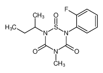 2-(sec-butyl)-6-(2-fluorophenyl)-4-methyl-1,2,4,6-thiatriazinane-3,5-dione 1-oxide CAS:97514-24-4 manufacturer & supplier