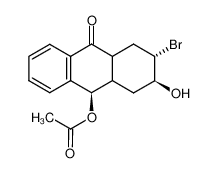 Acetic acid (2S,3S,9R)-3-bromo-2-hydroxy-10-oxo-1,2,3,4,4a,9,9a,10-octahydro-anthracen-9-yl ester CAS:97526-01-7 manufacturer & supplier