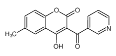 4-hydroxy-6-methyl-3-nicotinoyl-chromen-2-one CAS:97526-67-5 manufacturer & supplier