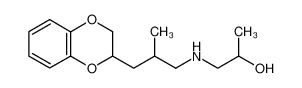 opt.-inakt. 2-(γ-(2-Hydroxy-propylamino)-isobutyl)-benzdioxan-(1,4) CAS:97526-88-0 manufacturer & supplier