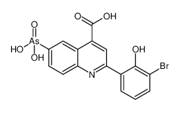 4-Quinolinecarboxylic acid, 6-arsono-2-(3-bromo-2-hydroxyphenyl)- CAS:97538-99-3 manufacturer & supplier