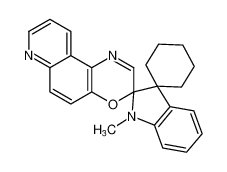 Dispiro[cyclohexane-1,3'-[3H]indole-2'(1'H),3'-[3H]pyrido[3,2-f][1,4]benzoxazine], 1'-methyl- CAS:97540-42-6 manufacturer & supplier