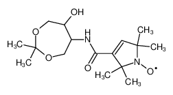 2,2,5,5-tetramethyl-3-pyrroline-1-oxyl-3-carboxylic acid (5-hydroxy-2,2-dimethyl-1,3-dioxepan-6-yl)amide CAS:97546-71-9 manufacturer & supplier