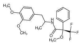 (S)-N-[2-(3,4-Dimethoxy-phenyl)-1-methyl-ethyl]-3,3,3-trifluoro-2-methoxy-2-phenyl-propionamide CAS:97550-89-5 manufacturer & supplier